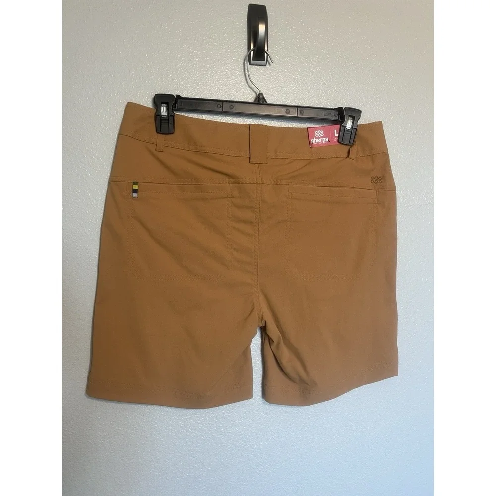 Sherpa Bara Shorts Caramel Womens Shorts Size Large (US 12) Hiking Climbing - Picture 5 of 6